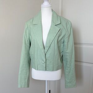 Abercrombie & Fitch Light Green Blazer